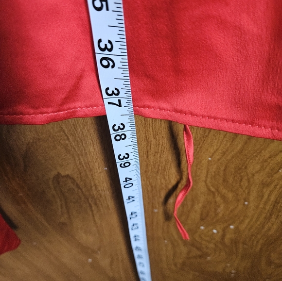 IC COLLECTION Red Wrap-Style Intimate Robe - Picture 5 of 7